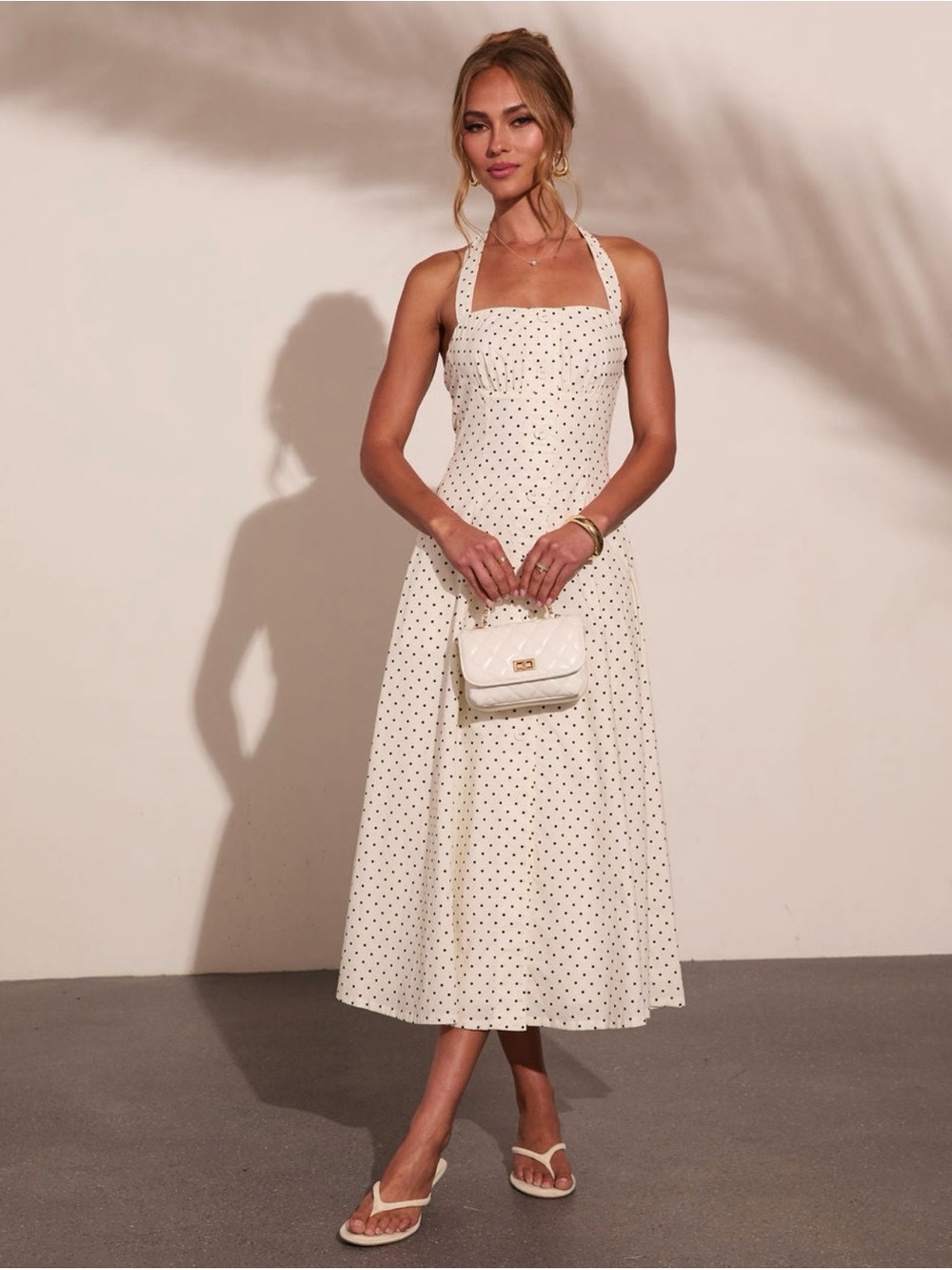 Vici Abrille Polka Dot Halter Neck Dress 🖤🤍🖤🤍🖤🤍🖤🤍🖤🤍🖤🤍🖤🤍🖤🤍🖤